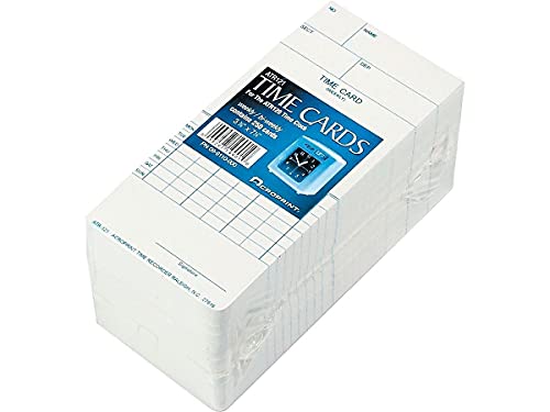 Acroprint Model ATR121 Weekly/Biweekly Time Cards - Image 3