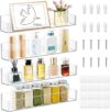 GTJ Acrylic Shelves, 4-Pack Spice Rack Mount