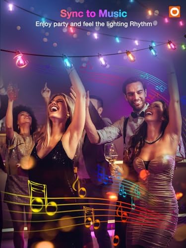 addlon 48FT Smart RGB Outdoor String Lights - Image 3