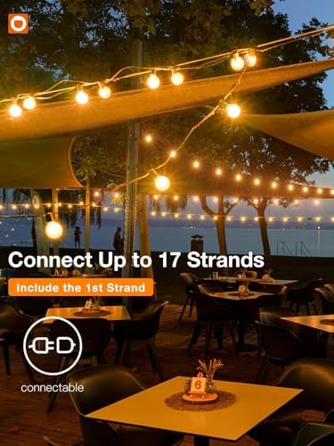 addlon 50FT Outdoor G40 Globe LED Patio Lights - Image 2