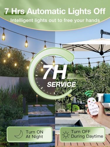 addlon 54FT Solar String Lights Outdoor - Image 3