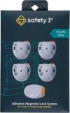 Safety 1st Adhesive Magnetic Lock System, 4 Locks