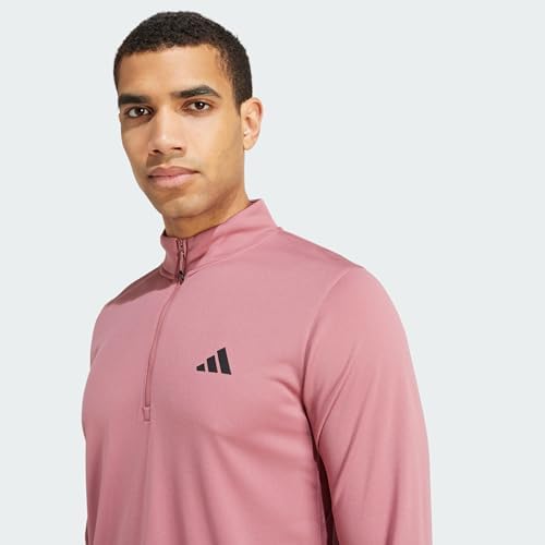 adidas Men's Train Essentials Quarter-Zip T-Shirt - Image 2