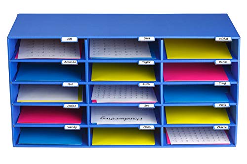 AdirOffice Classroom Mailbox & Organizer, 15 Slot - Image 3
