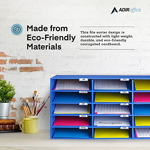 AdirOffice Classroom Mailbox & Organizer, 15 Slot - Image 5