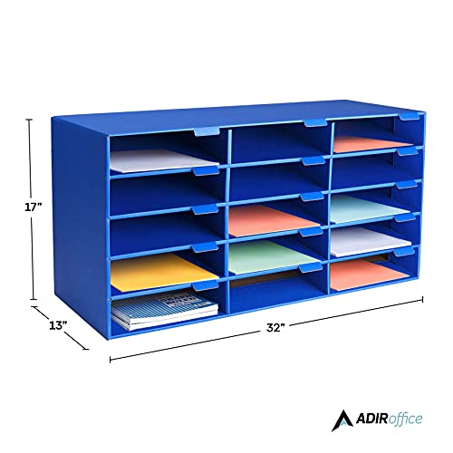 AdirOffice Classroom Mailbox & Organizer, 15 Slot - Image 2