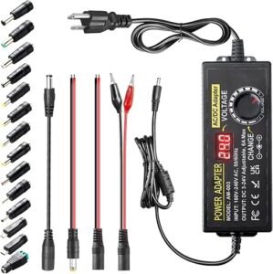 Meiyue Adjustable 144W Variable Power Supply Adapter