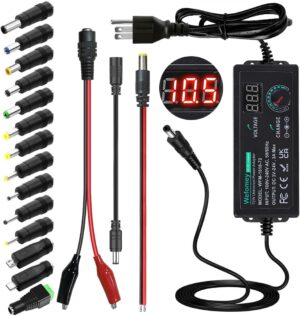 Wefomey Adjustable 72W AC/DC Adapter Charger