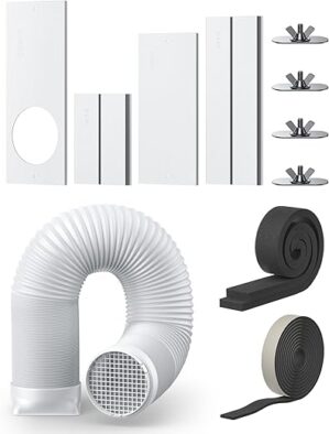 Dreo Adjustable Portable Air Conditioner Window Vent Kit