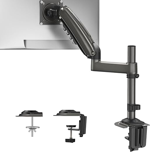 HUANUO Adjustable Single Monitor Arm Desk Mount