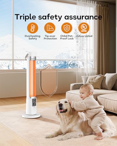 AEROZY Electric Infrared Heater With Oscillation - Image 4