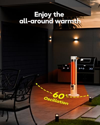 AEROZY Electric Infrared Heater With Oscillation - Image 2