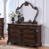 Furniture of America Agatha Traditional Wooden Dresser With Mirror