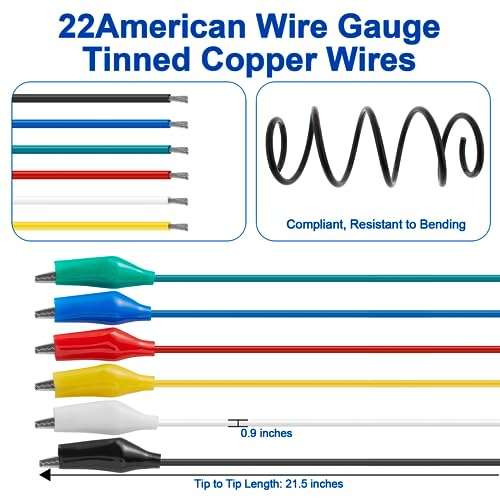 Aielinmk Alligator Clips Electrical Test Leads Set - Image 3