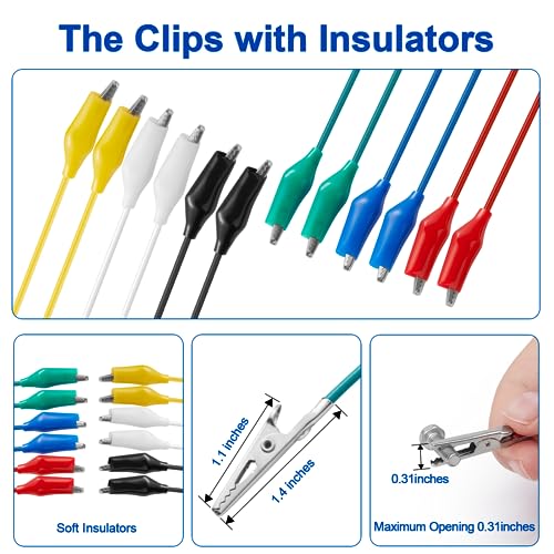 Aielinmk Alligator Clips Electrical Test Leads Set - Image 4