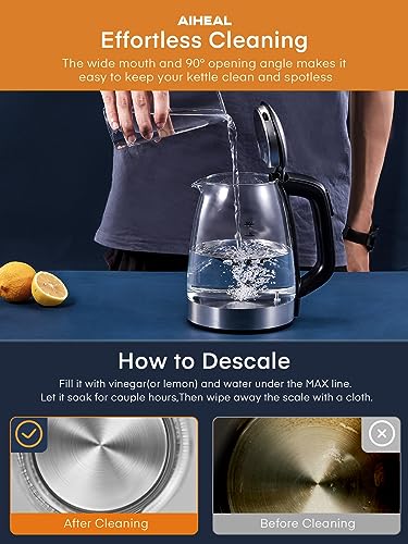 Aiheal Glass Electric Kettle With Temperature Control - Image 4