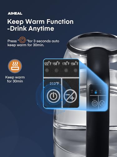 Aiheal Glass Electric Kettle With Temperature Control - Image 5