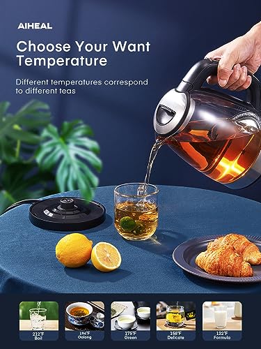 Aiheal Glass Electric Kettle With Temperature Control - Image 2