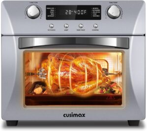 CUSIMAX Air Fryer Convection Toaster Oven Combo