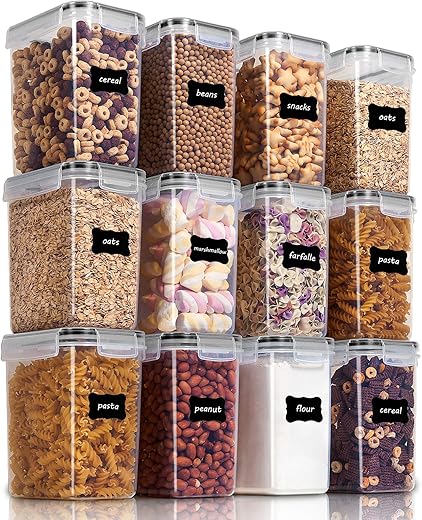 Vtopmart Airtight Food Storage Containers, 12 Pieces