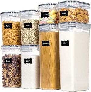 CHEFSTORY Airtight Food Storage Containers, 8 PCS