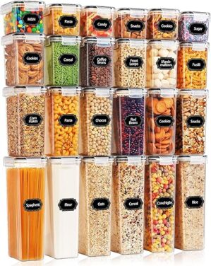 HKJ Chef Airtight Food Storage Containers Set