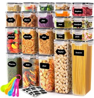 JUNJOL Airtight Food Storage Containers Set