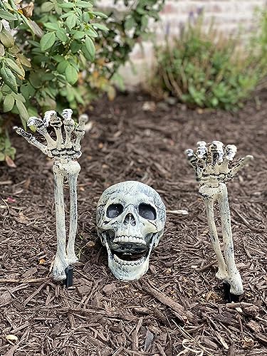 AISENO Realistic Skeleton Stakes Halloween Decorations - Image 2