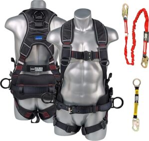 Palmer Safety Akula Construction Premium Safety Harness Kit