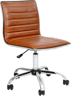 Flash Furniture Alan Office Task Chair – Brown Vinyl