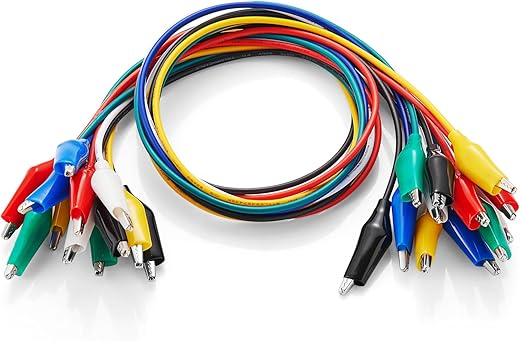 Aielinmk Alligator Clips Electrical Test Leads Set