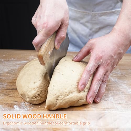 ALLTOP Dough Cutter Stainless Steel Food Scraper - Image 3