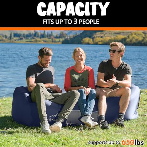 AlphaBeing Inflatable Lounger Air Sofa Hammock - Image 5