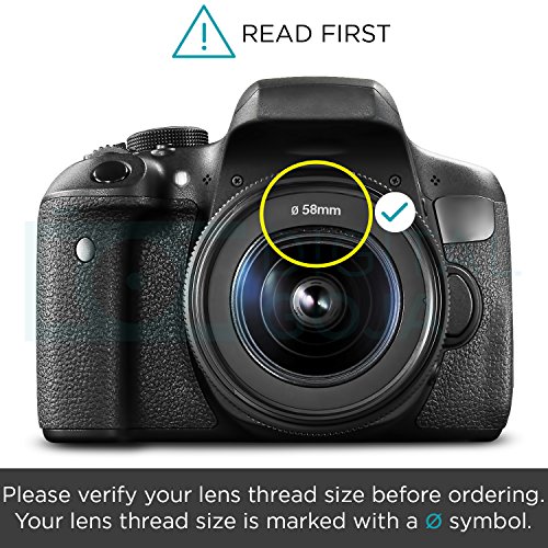 Altura Photo 58MM Tulip Flower Lens Hood For Canon - Image 2