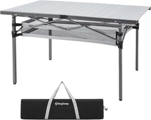 KingCamp Aluminum Compact Roll Up Table