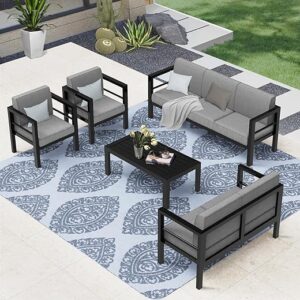 HOWSVN Aluminum Outdoor Furniture Set With Cushions