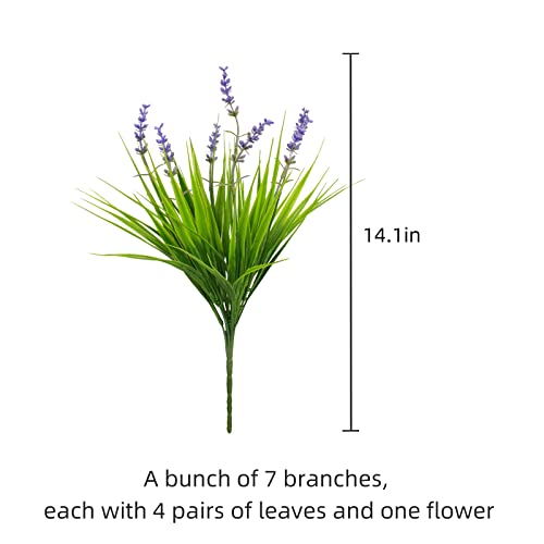 alyptus Artificial Plants Outdoor Fake Monkey Grass - Image 2
