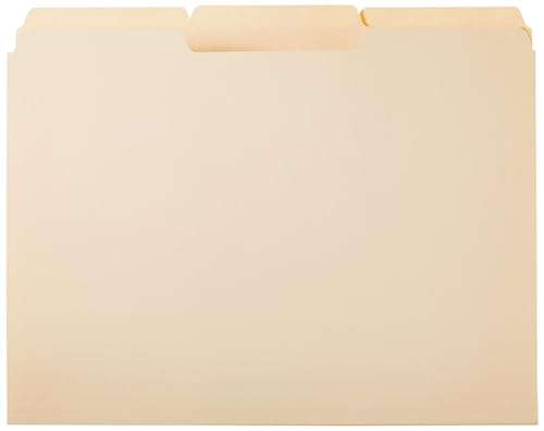 Amazon Basics 1/3-Cut Tab Assorted File Folders, Letter Size - Image 3