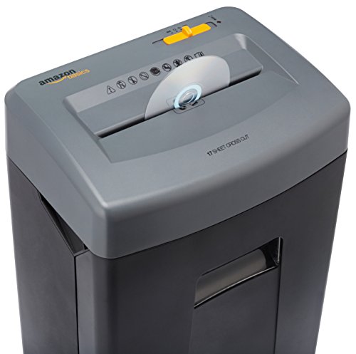 Amazon Basics 17-Sheet Cross Cut Shredder, Black - Image 5