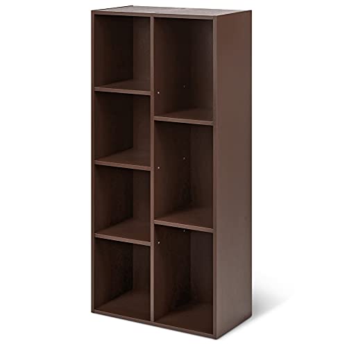Amazon Basics 7 Cube Organizer Bookcase, Espresso - Image 5