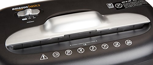Amazon Basics 8-Sheet Cross-Cut Shredder & Lubricant Sheets - Image 4