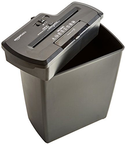 Amazon Basics 8-Sheet Strip-Cut Shredder & Green File Folders - Image 3
