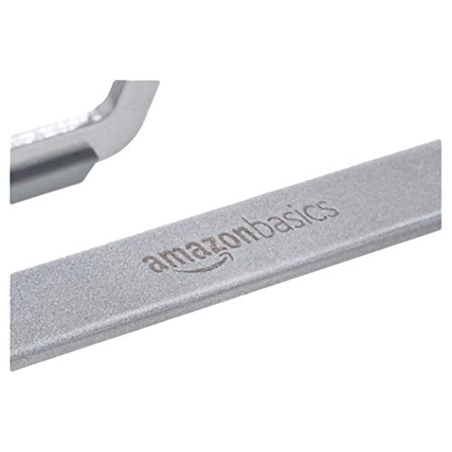 Amazon Basics Aluminum Foldable Adjustable Laptop Stand, Silver - Image 5