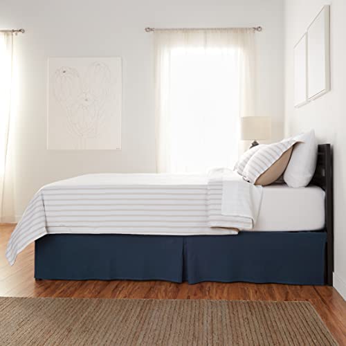 Amazon Basics Basics Lightweight Pleated Bed Skirt, Queen - Image 3