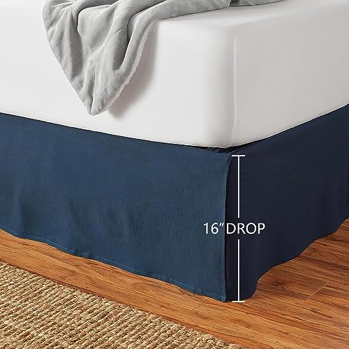 Amazon Basics Basics Lightweight Pleated Bed Skirt, Queen - Image 5