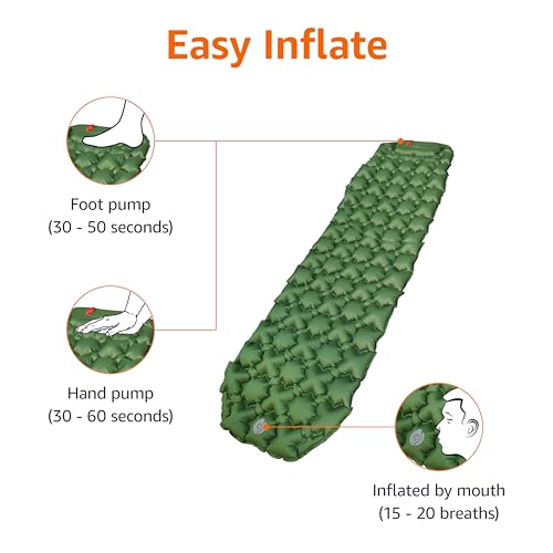 Amazon Basics Basics Sleeping Pad With Foot Pump - Image 2
