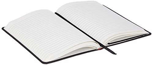 Amazon Basics Classic Hardcover Line Ruled Notebook, Black - Image 2