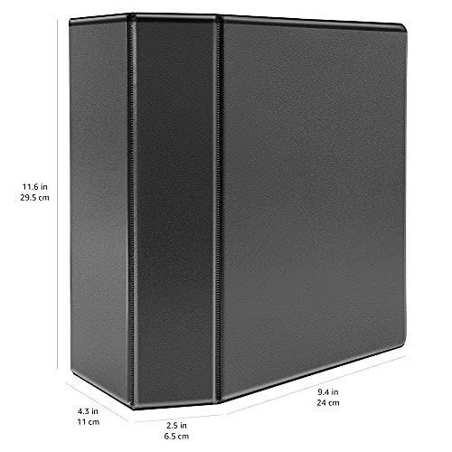 Amazon Basics Heavy-Duty 3 Ring Binder, 5 Inch D-Ring - Image 5