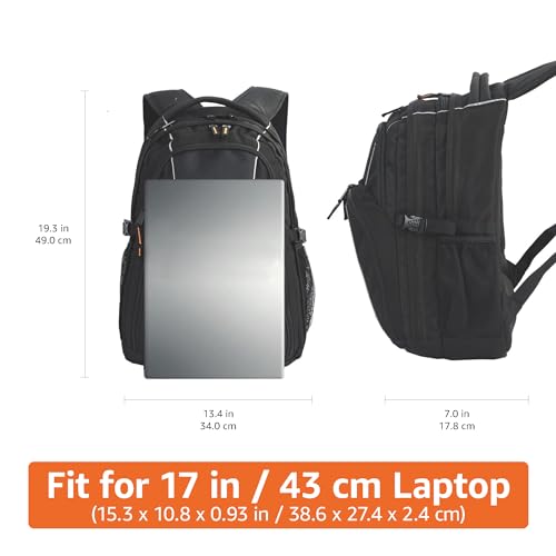 Amazon Basics Laptop Backpack Fits 17-Inch Laptops - Image 2