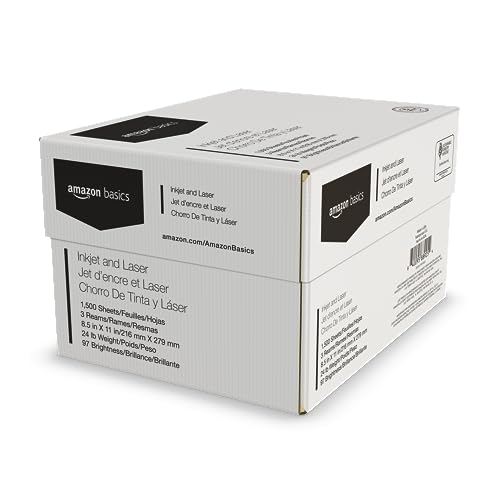Amazon Basics Multipurpose Copy Printer Paper, 1500 Sheets - Image 2
